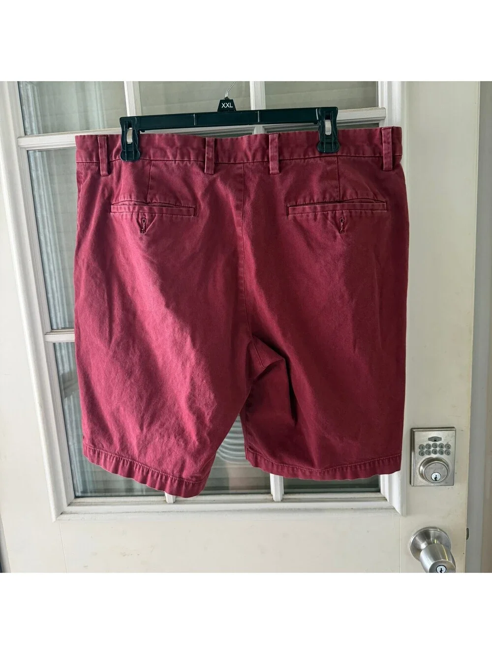 Banana Republic Aiden Short Men's Burgundy Chino Shorts Size 36